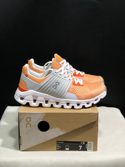 On Running Cloudswift Cushioning Running Shoes Light Grey/Orange