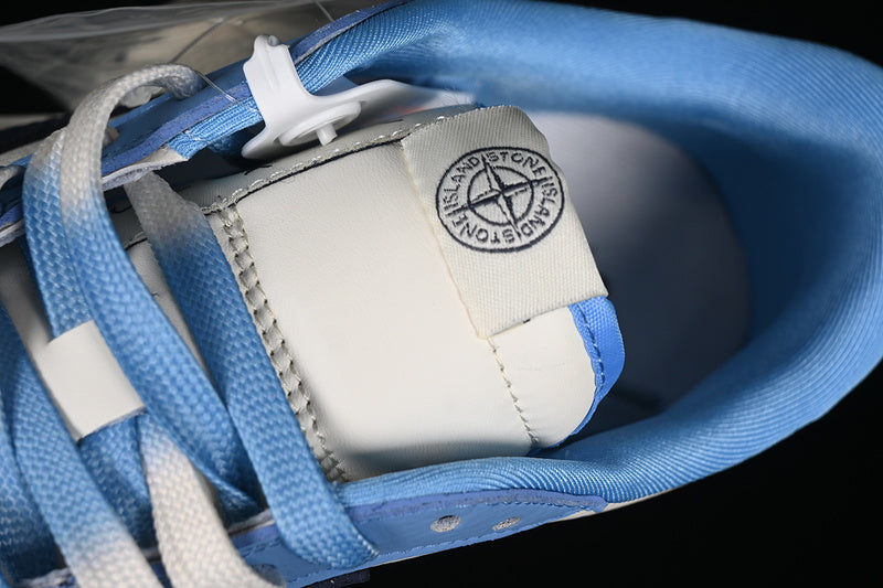 Nike Air Jordan 1 Low OG SP Travis Scott Fragment Design Blue Sole White Blue Black Sneakers