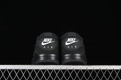 Nike Air Jordan 4 Remastered Pure Black Sneakers