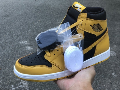 Nike Air Jordan 1 Retro High OG GS Pollen 2021 Yellow Sneakers