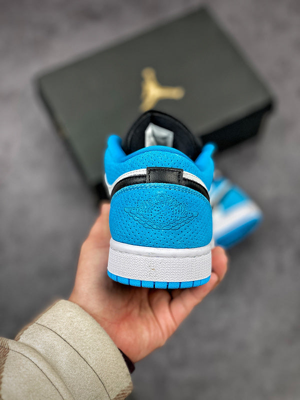Nike Air Jordan 1 Low Black Blue White Sneakers