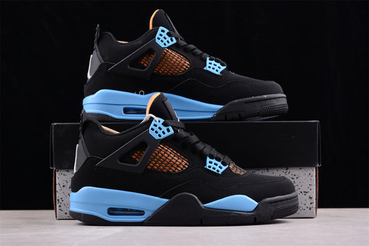 Nike Air Jordan 4 Retro Blue Black Sneakers