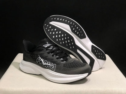 Hoka One One Mach 6 Wear-resistant Breathable Low-top Running Shoes Sneakers Black