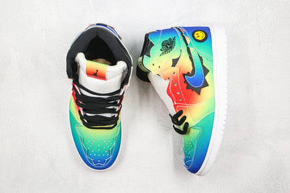 Nike Air Jordan 1 Retro High-Top Balvin Tie Dye Sneakers