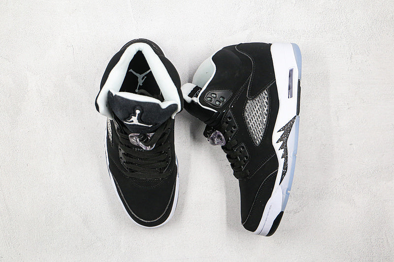 Nike Air Jordan 5 Retro Oreo Moonlight Black White Sneakers