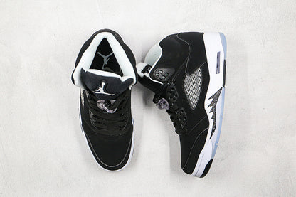 Nike Air Jordan 5 Retro Oreo Moonlight Black White Sneakers