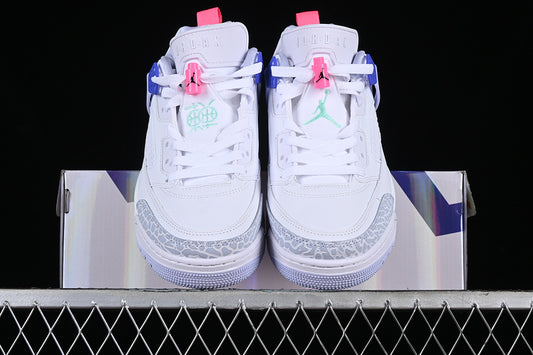 Nike Air Jordan Spizike Low Dongdan White Indigo Burst Palest Purple Sneakers