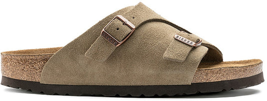 Birkenstock Zrich Series Cowhide Suede 1009533 Beige Fashion Sandals