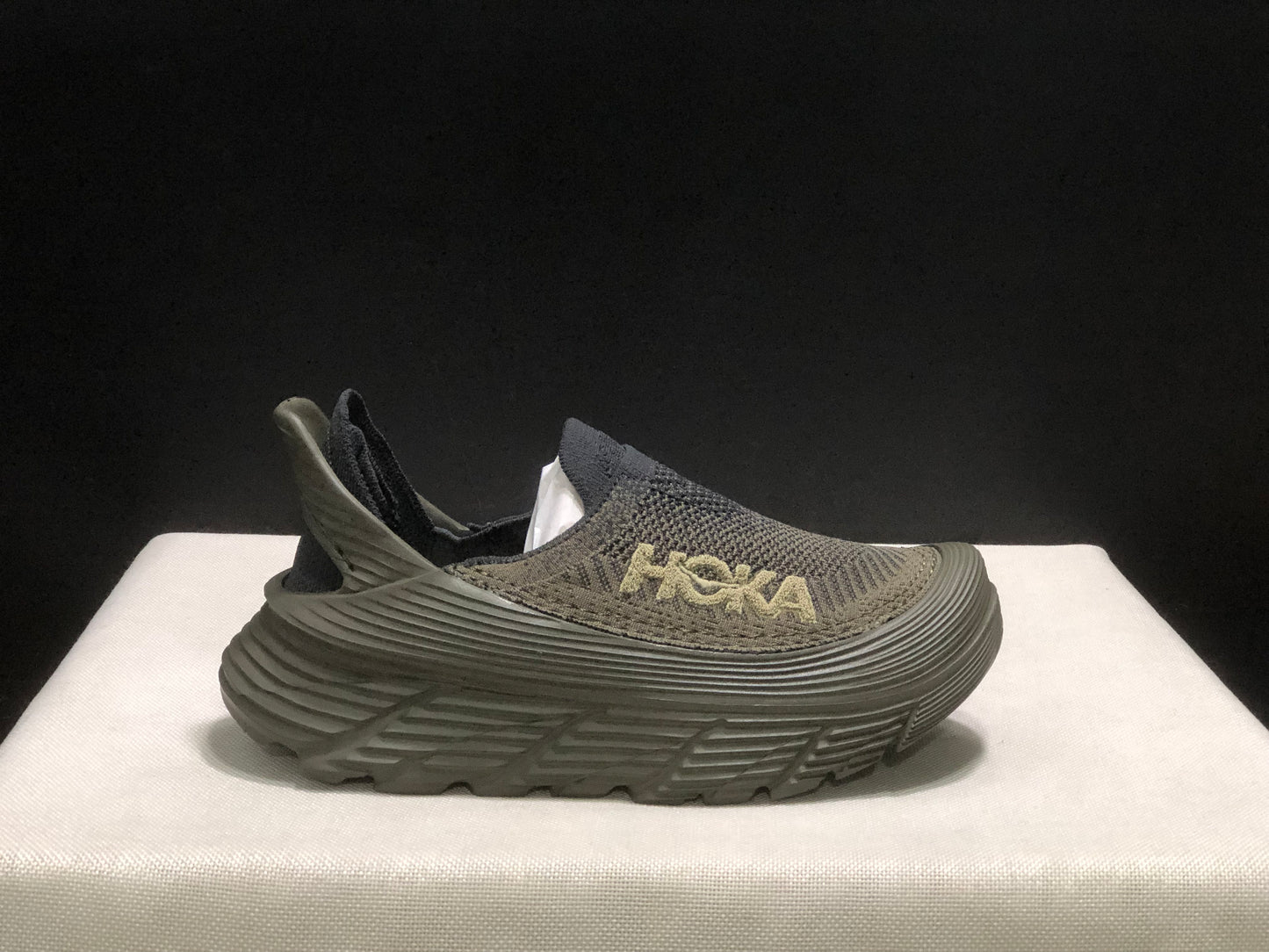 Hoka One One Restore TC Elastic Comfortable Low-top Running Shoes Sneakers Brown
