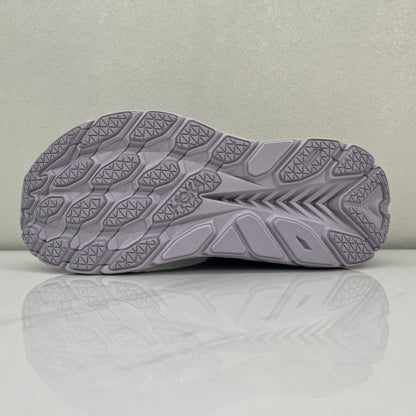 Hoka One One Clifton 8 Women's Fashion Shoes Shock-absorbing Sneakers Light Purple
