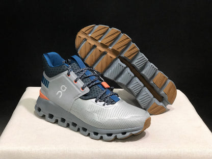 On Running Cloud Hi Edge Outdoor Training Running Shoes Silver Gray