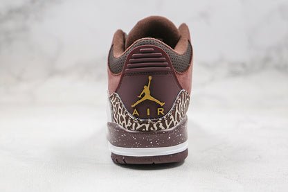 Nike Air Jordan 3 Retro Travis Scott Desert Cement Dark Brown Sneakers