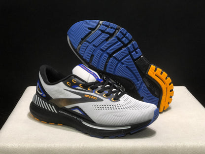 Brooks Adrenaline GTS 23 Shock-absorbing Wear-resistant Low-top Running Shoes White/Camouflage