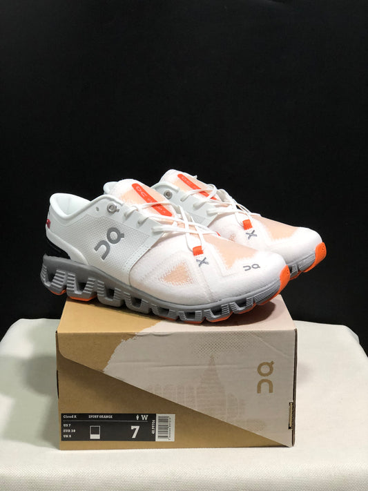 On Running Cloud X3 Shift Multi-Functional Running Shoes Ivory/Orange