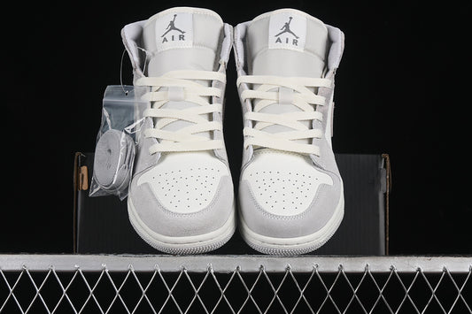 Nike Air Jordan 1 Mid Neutral Grey Sneakers