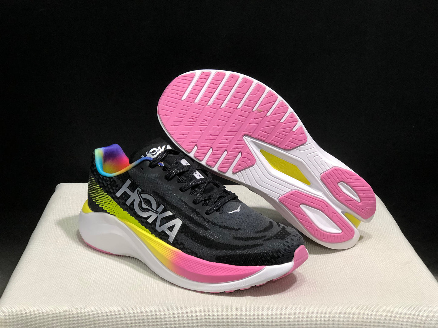 Hoka One One Mach X Low-top Running Shoes Sneakers Black