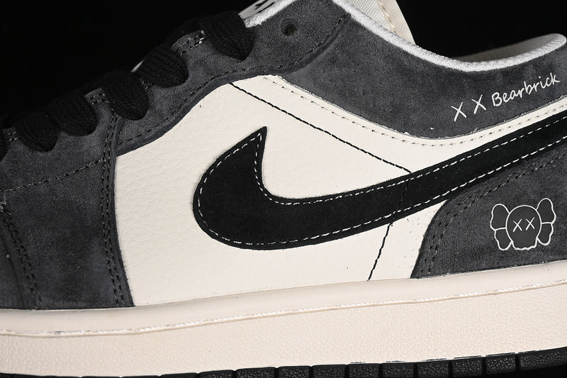 Nike Air Jordan 1 Low White Dark Grey Sneakers