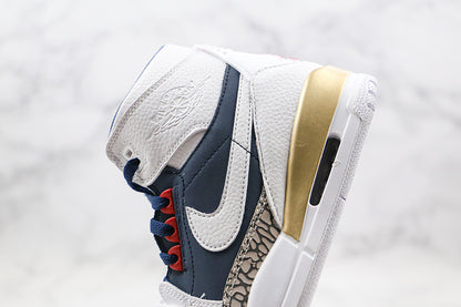 Nike Air Jordan Legacy 312 Dream Team Olympic White Navy Red Sneakers