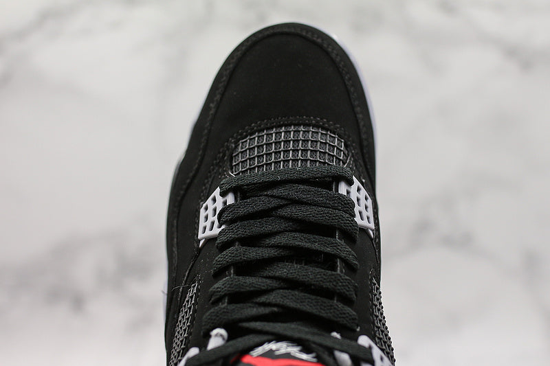 Nike Air Jordan 4 Retro Bred Reimagined Black Sneakers