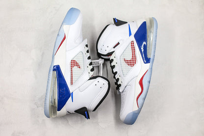 Nike Air Jordan Mars 270 White Red Blue Sneakers