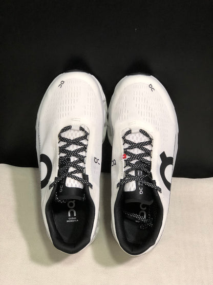 On Running Cloudmonster 2 Shock-Absorbing And Breathable Running Shoes White/Silver