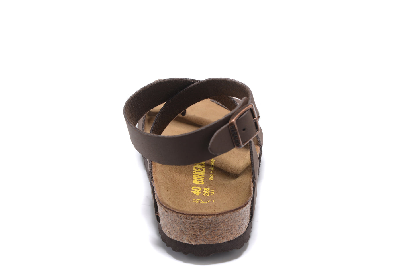 Birkenstock Yara Oiled Brown Scrub Leather Gladiator Sandal
