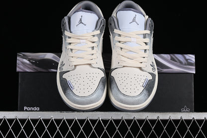 Nike Air Jordan 1 Low Vintage Grey Stealth White Sneakers