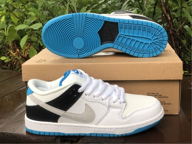 Nike SB Dunk Low Pro Laser Blue White Sneakers