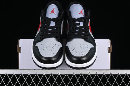 Nike Air Jordan 1 Low Gym Red Wolf Grey Black Sneakers