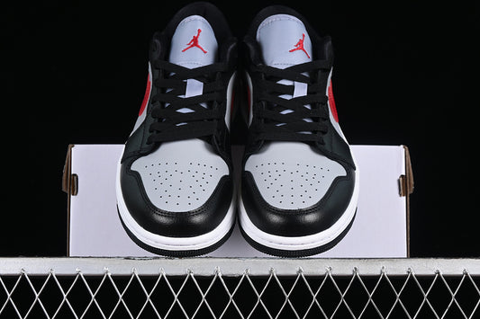 Nike Air Jordan 1 Low Gym Red Wolf Grey Black Sneakers