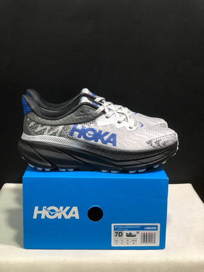 Hoka One One Challenger 7 Shock-absorbing Breathable Running Shoes Sneakers White/Black