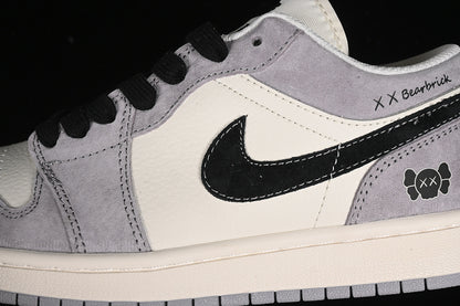 Nike Air Jordan 1 Low White Grey Black Sneakers