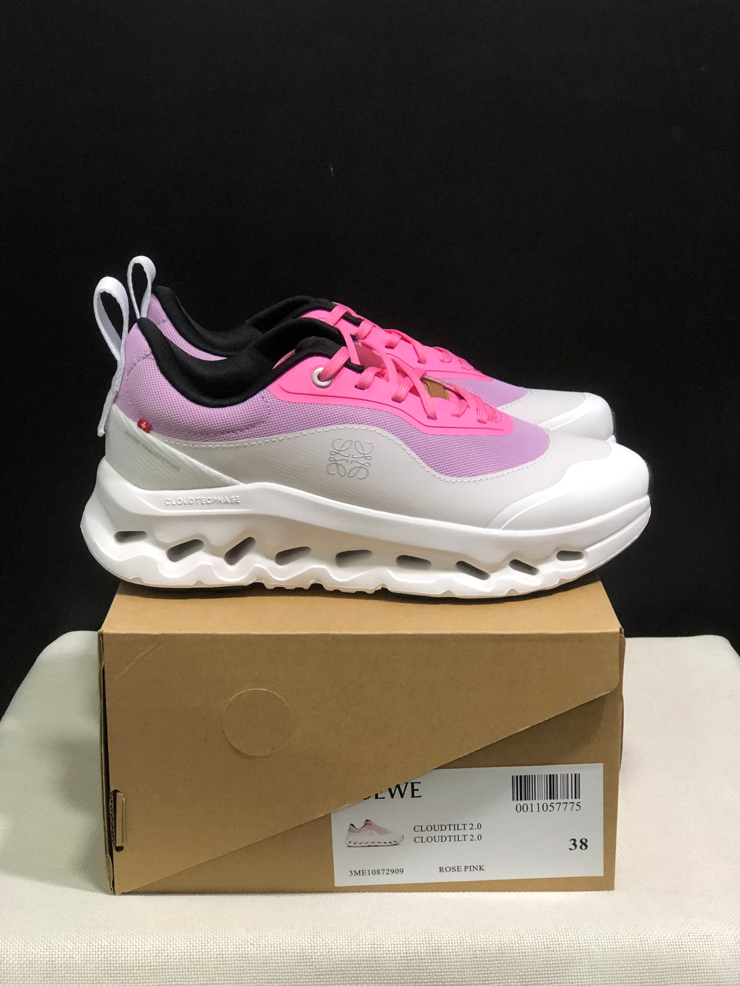 LOEWE x On Running Cloudtilt 2.0 Casual Sports Shoes Rose Pink