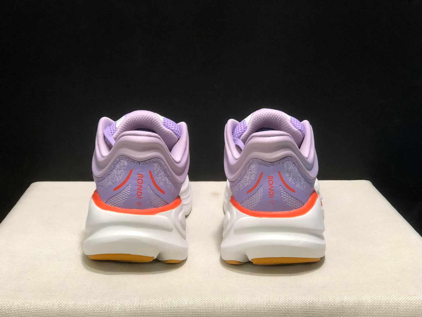 Hoka One One Bondi 9 Women's Comfortable Low-top Running Shoes Sneakers Light Purple