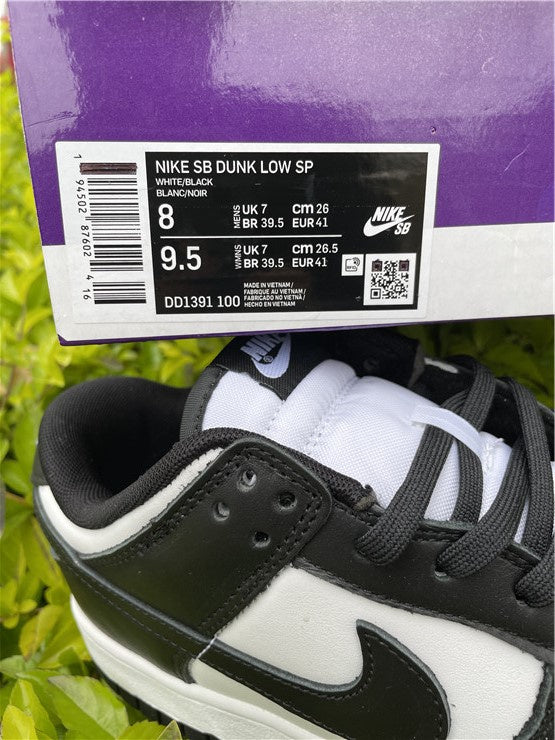 Nike Dunk Low Panda White Black Sneakers