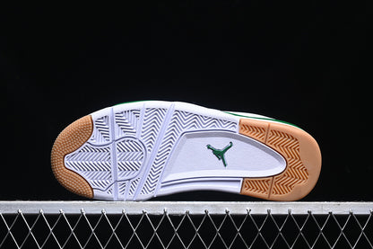 Nike Air Jordan 4 Remastered Pine Green Neutral Grey White Sneakers