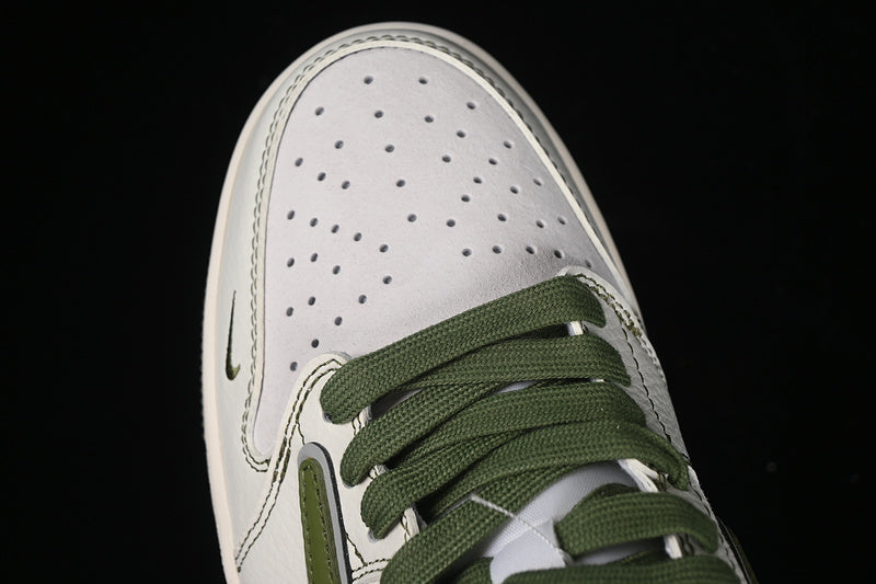 Nike Air Jordan 1 Low Travis Scott Fragment Design OG SP Grass Green White Sneakers