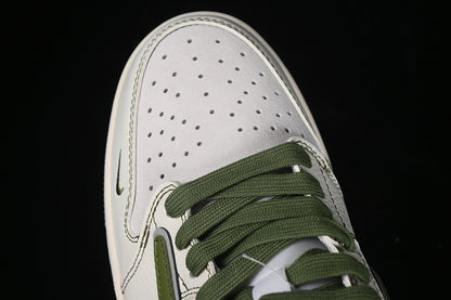 Nike Air Jordan 1 Low Travis Scott Fragment Design OG SP Grass Green White Sneakers