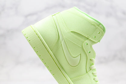 Nike Air Jordan 1 Retro High Tripple Barley Volt Green Sneakers