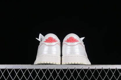 Travis Scott Nike Air Jordan 1 Low OG White Red Sneakers