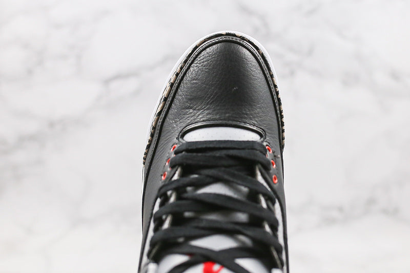 Nike Air Jordan 3 Retro OG Mid Black Cement Sneakers