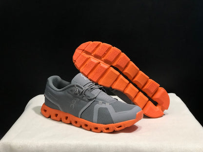 On Running Cloud 5 Lightweight Running Shoes Grey/Orange