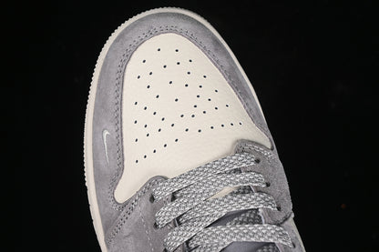 Nike Air Jordan 1 Low Grey White Sneakers