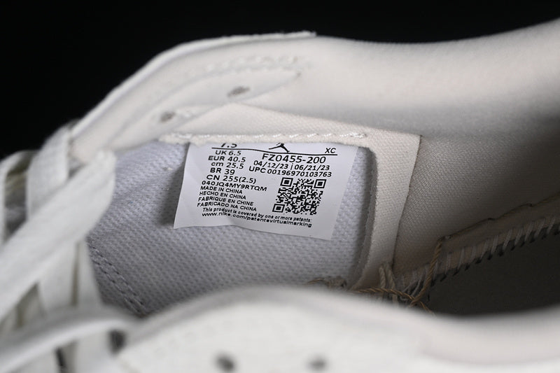 Chris Paul Nike Air Jordan 1 Low OG Light Cream And Sail Sneakers