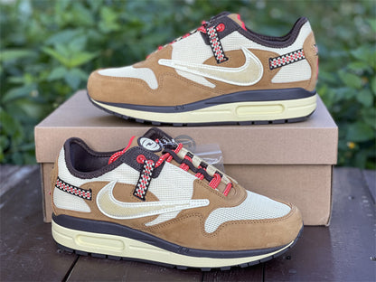 Nike Air Max 1 x Travis Scott Baroque Brown Sneakers