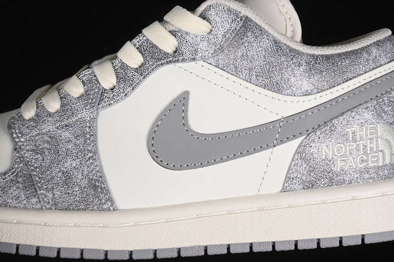 Nike Air Jordan 1 Low White Grey Sneakers
