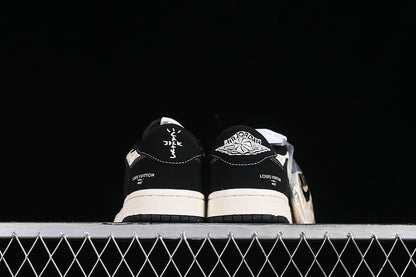 Nike Air Jordan 1 Louis Vuitton Travis Scott Fragment Design OG SP Black White Sneakers