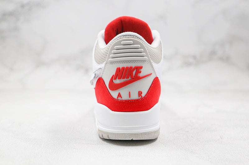 Nike Air Jordan 3 Retro Tinker Air Max 1 White Red Grey Sneakers