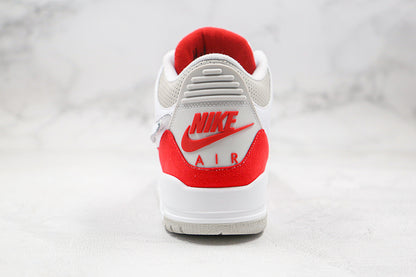 Nike Air Jordan 3 Retro Tinker Air Max 1 White Red Grey Sneakers
