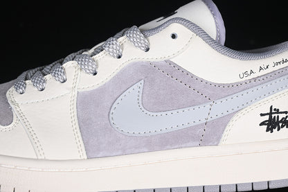 Nike Air Jordan 1 Low Off White Grey Sneakers